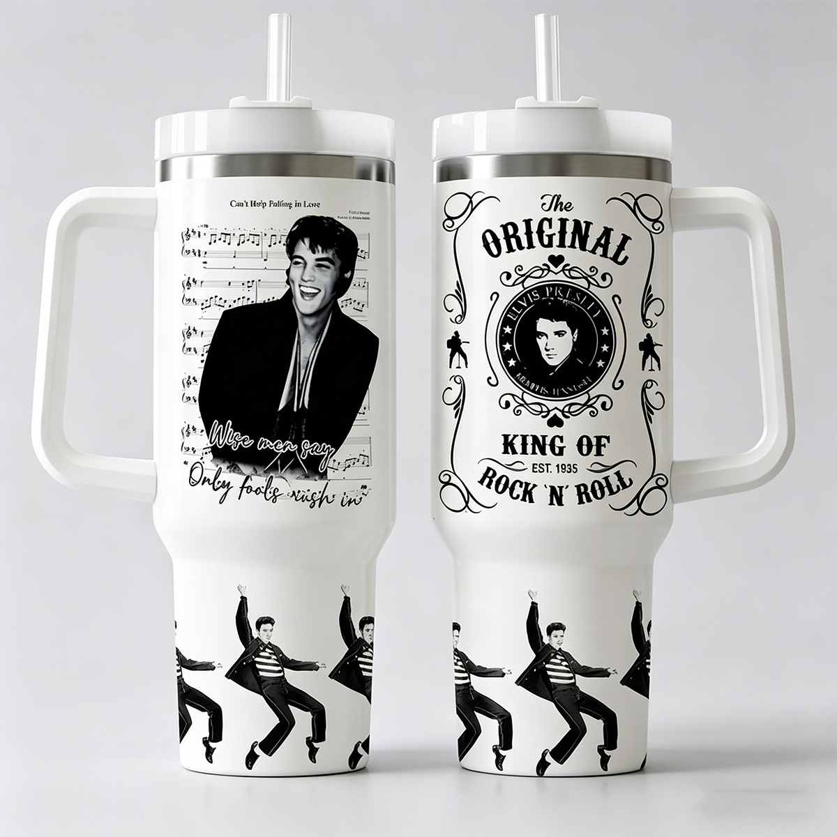 Elvis Presley Tumbler 40Oz