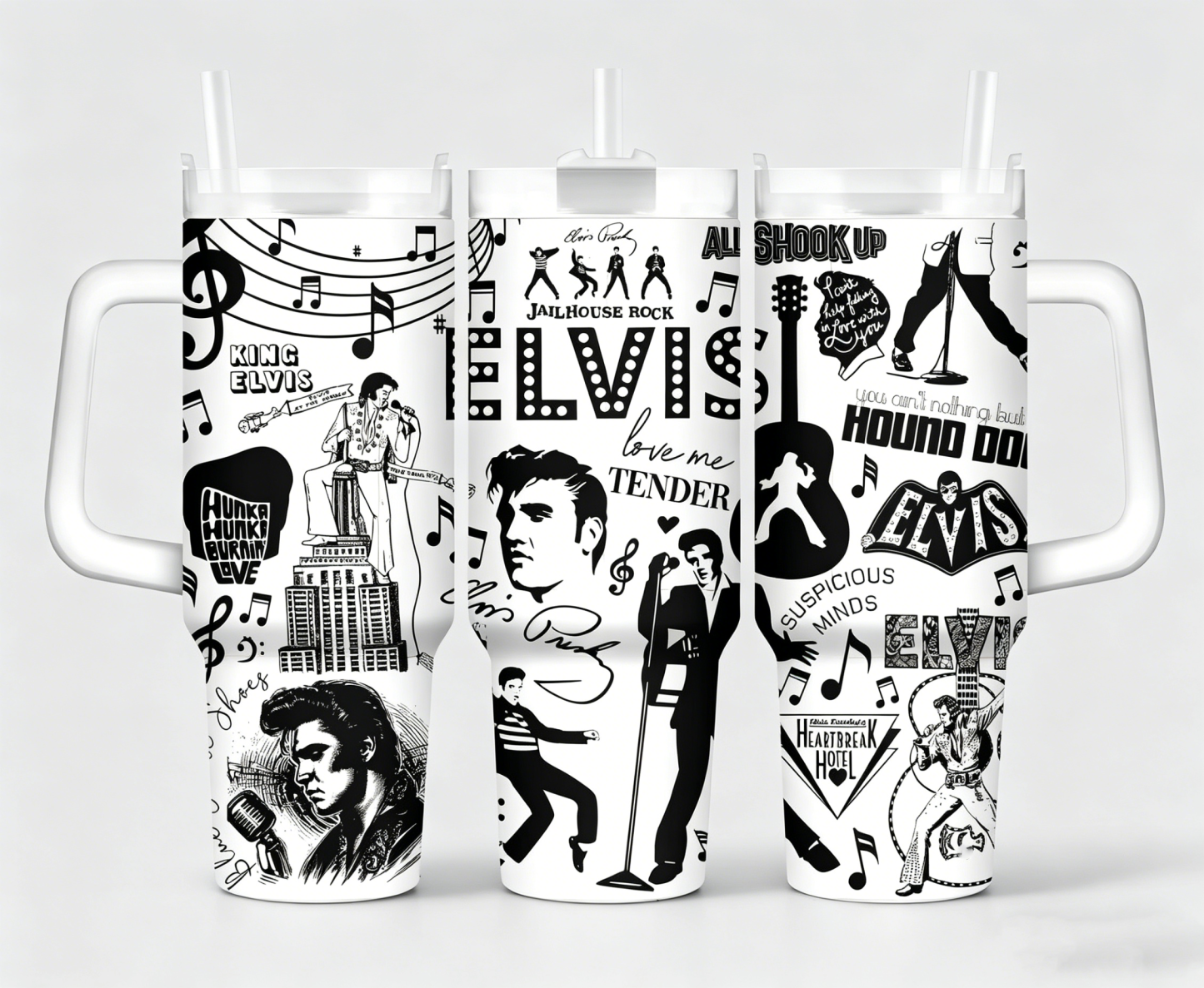 King Of Rock Themed Engrave File-40 Oz Tumbler