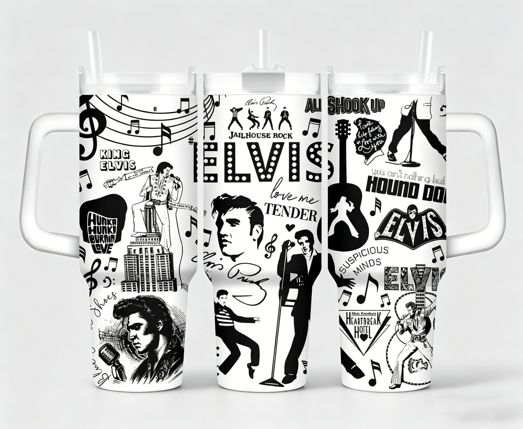 King Of Rock Themed Engrave File-40 Oz Tumbler