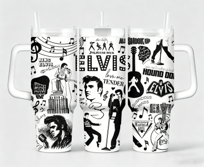 King Of Rock Themed Engrave File-40 Oz Tumbler