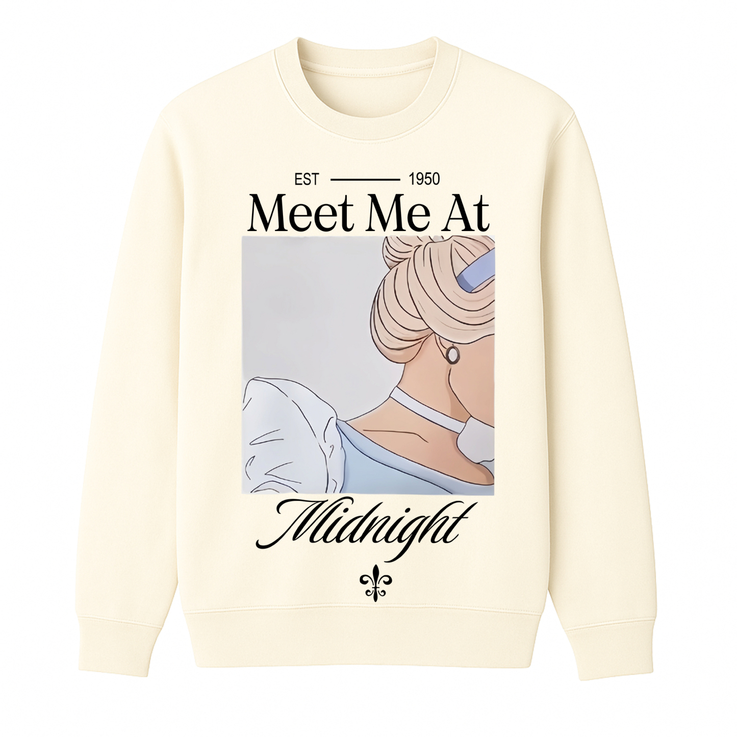 Meet Me At Midnight Swift Crewneck Sweatshirt
