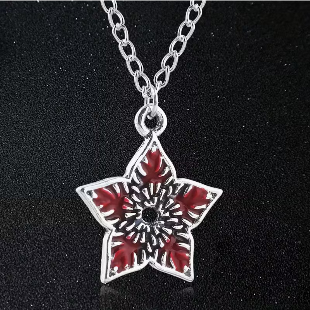 [Stranger Things necklace Hexagram pendant