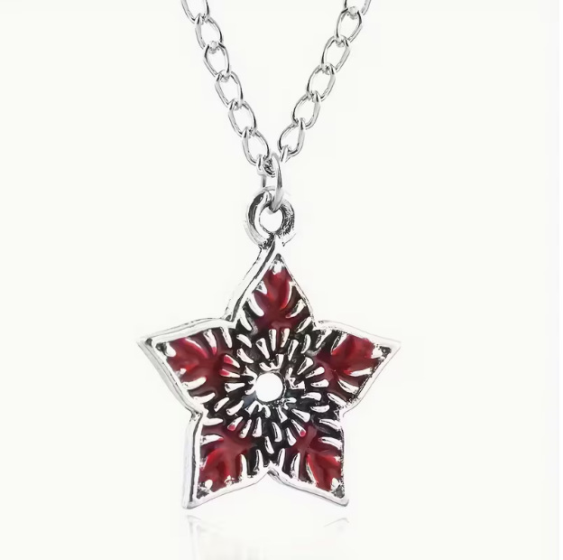 [Stranger Things necklace Hexagram pendant