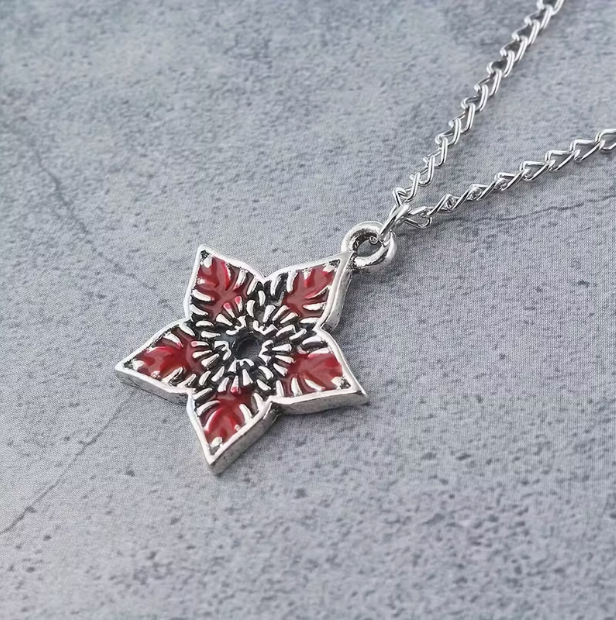 [Stranger Things necklace Hexagram pendant
