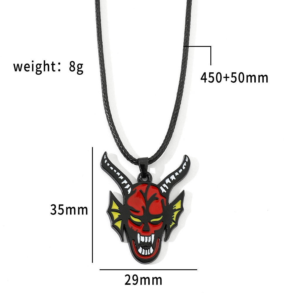 New Stranger Things 4 Hellfire Club Necklace Stranger Things Keychain Old Money Style