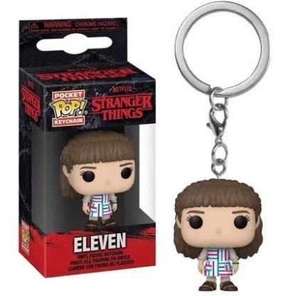 Stranger Things Short-haired Eleven Man-eating Plant Dustin Keychain Pendant Toy