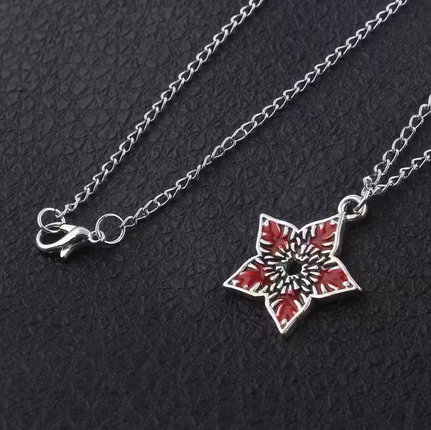 [Stranger Things necklace Hexagram pendant