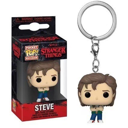 Stranger Things Short-haired Eleven Man-eating Plant Dustin Keychain Pendant Toy