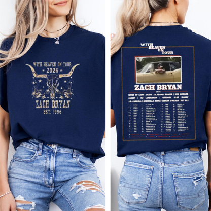 With Heaven On Tour 2026 Unisex Shirts
