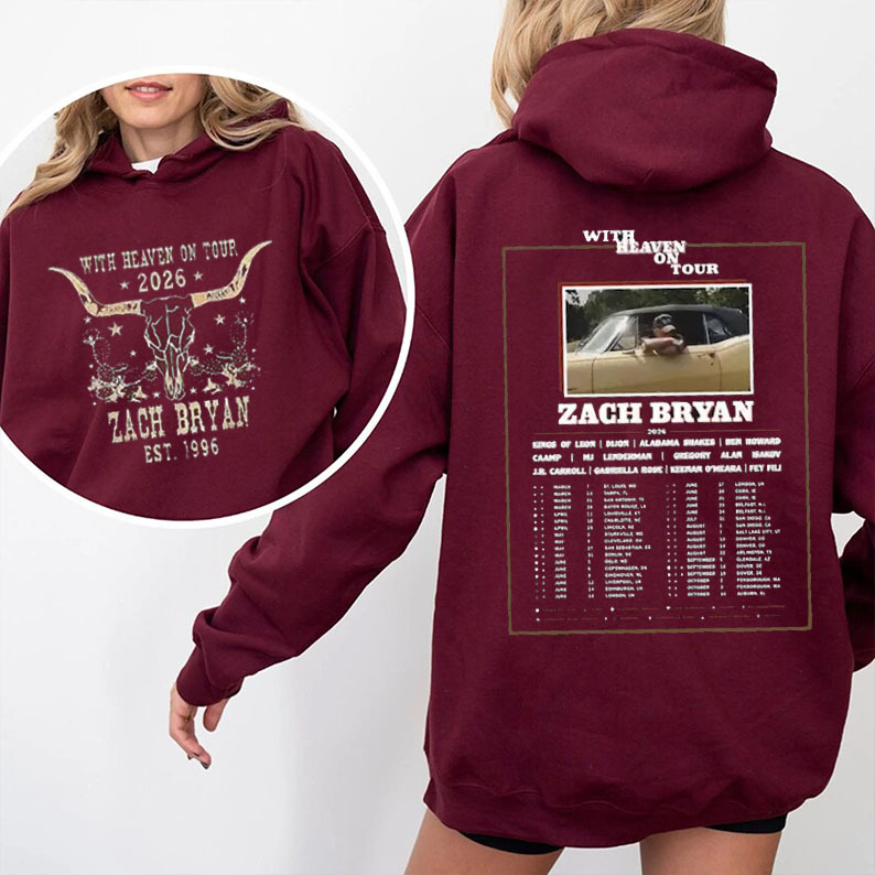 With Heaven On Tour 2026 Unisex Shirts