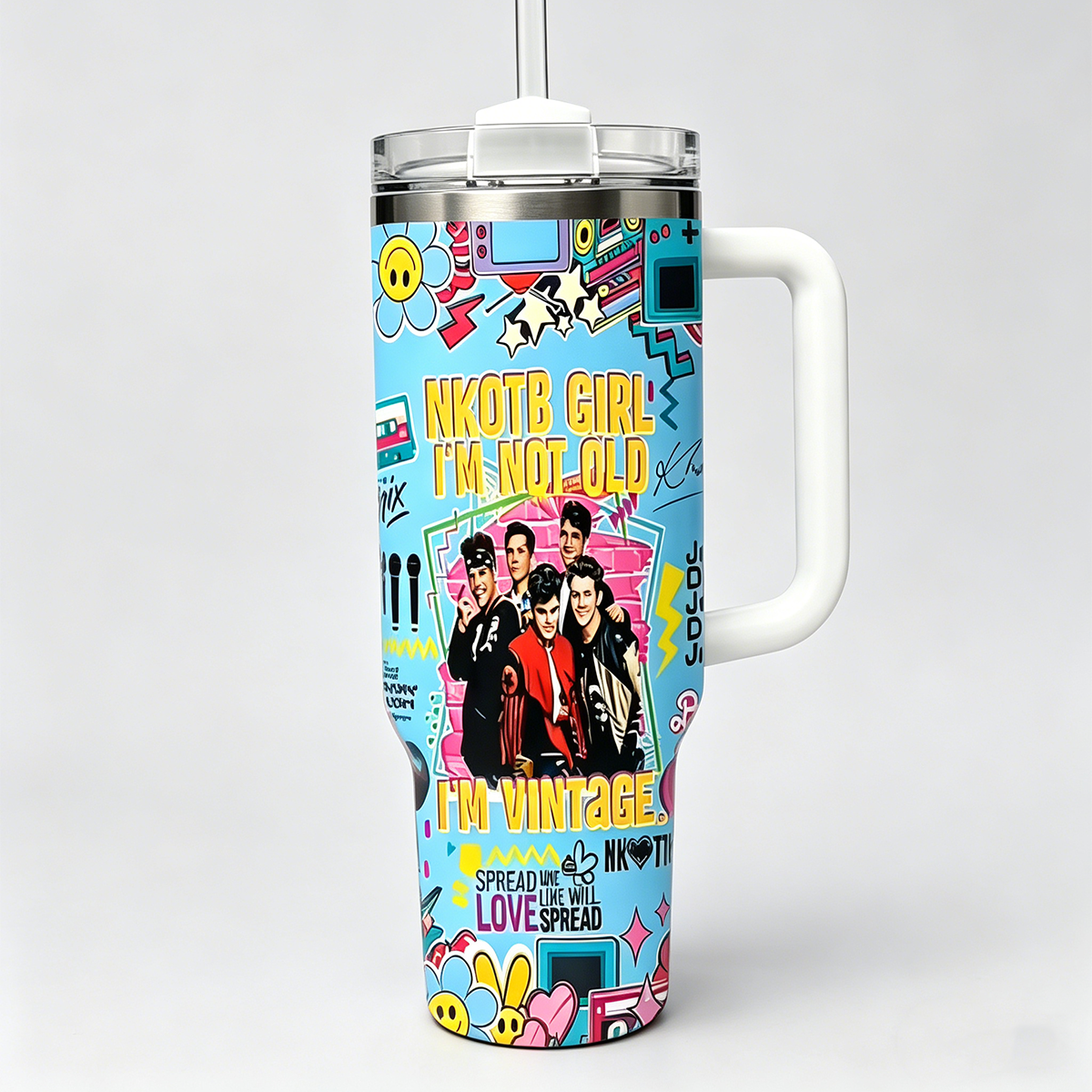 NKOTB Music Custom Stanley Cup 40 OZ Tumbler