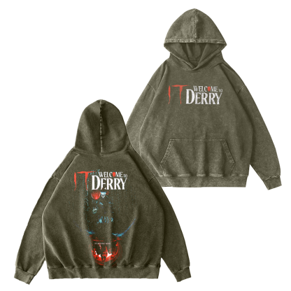 It: Welcome to Derry Unisex Washed T-shirt/Crewneck/Hoodie