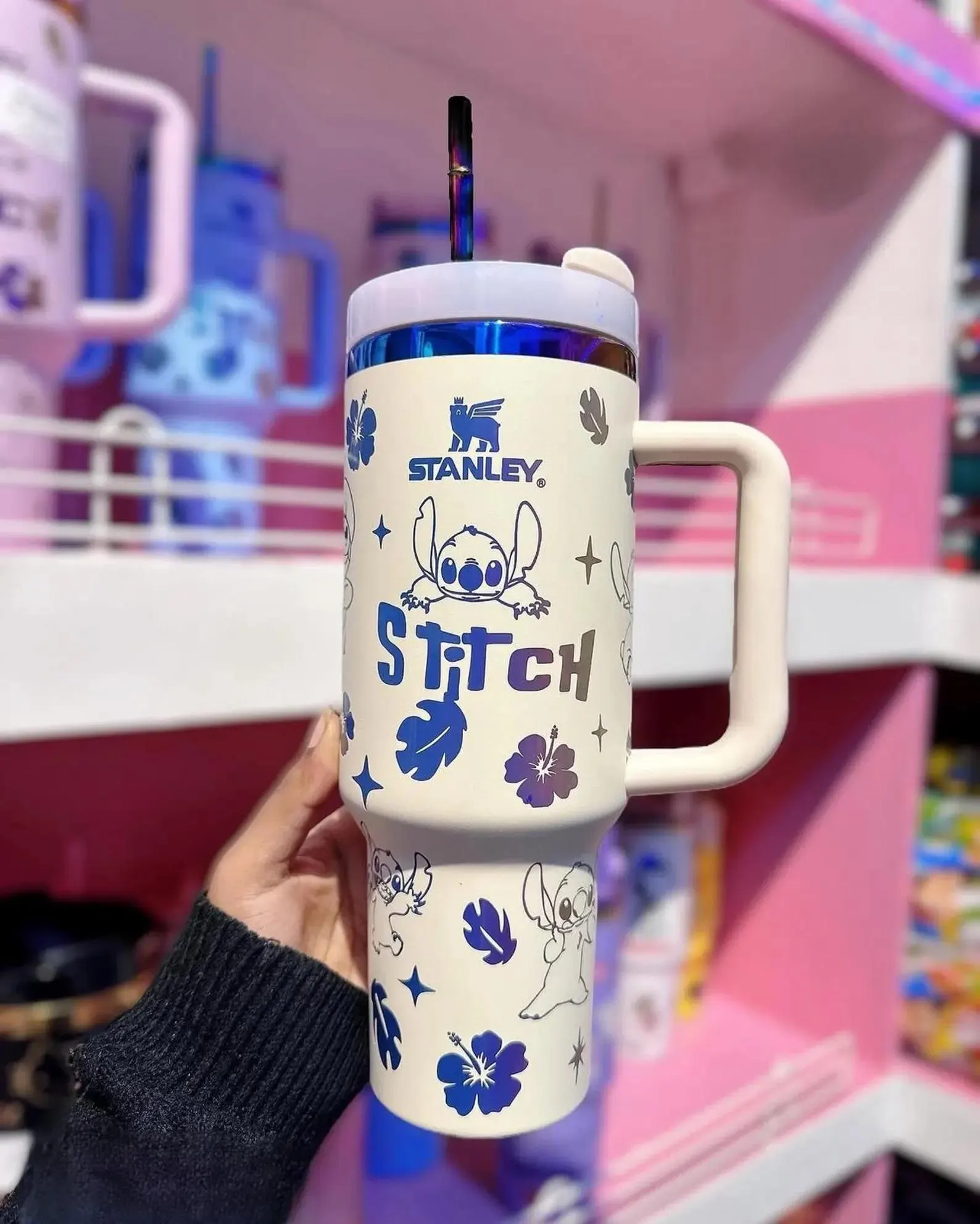 Custom Laser Lilo & Stitch Stanley Tumbler Cup