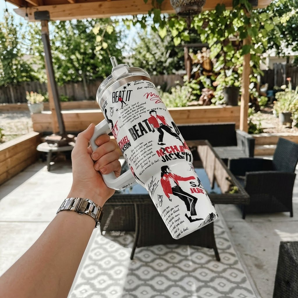 Michael Jackson King of Pop 40oz Tumbler Cup
