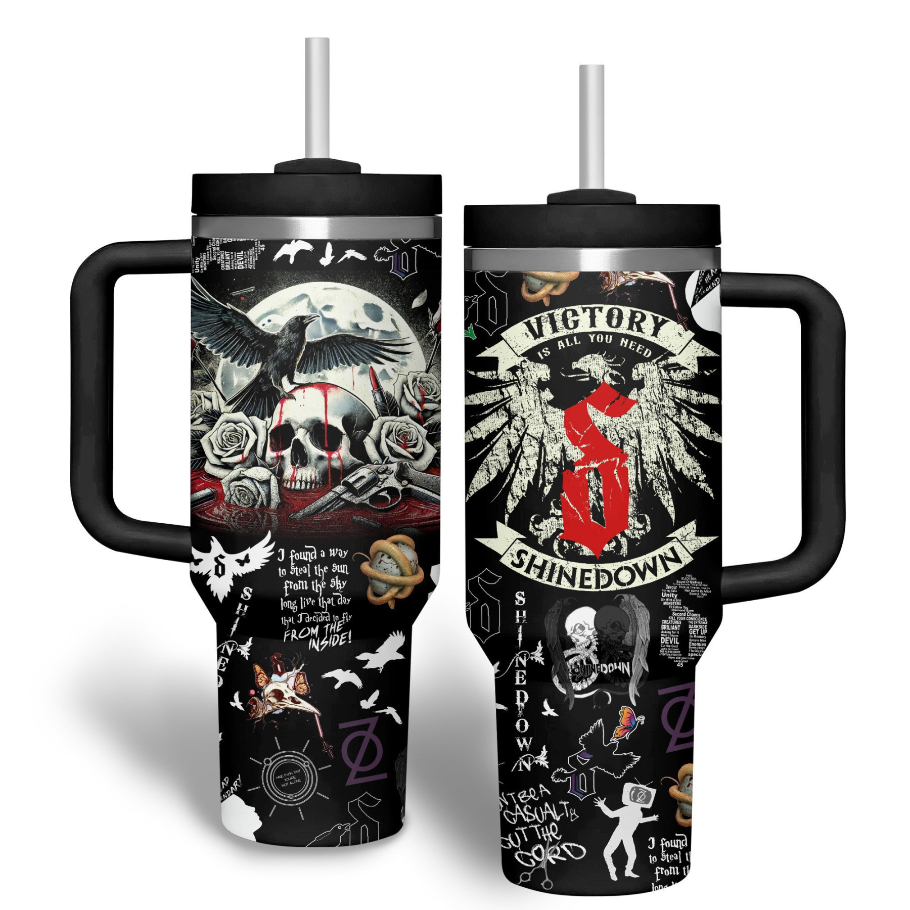 Shinedown Music Custom Stanley Cup 40 oz 30 oz Tumbler With Handle
