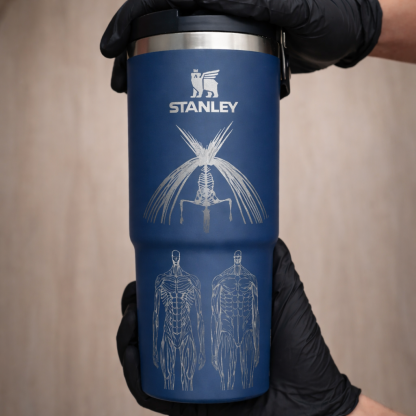 Attack on Titan Themed engraved Stanley Tumbler Cup