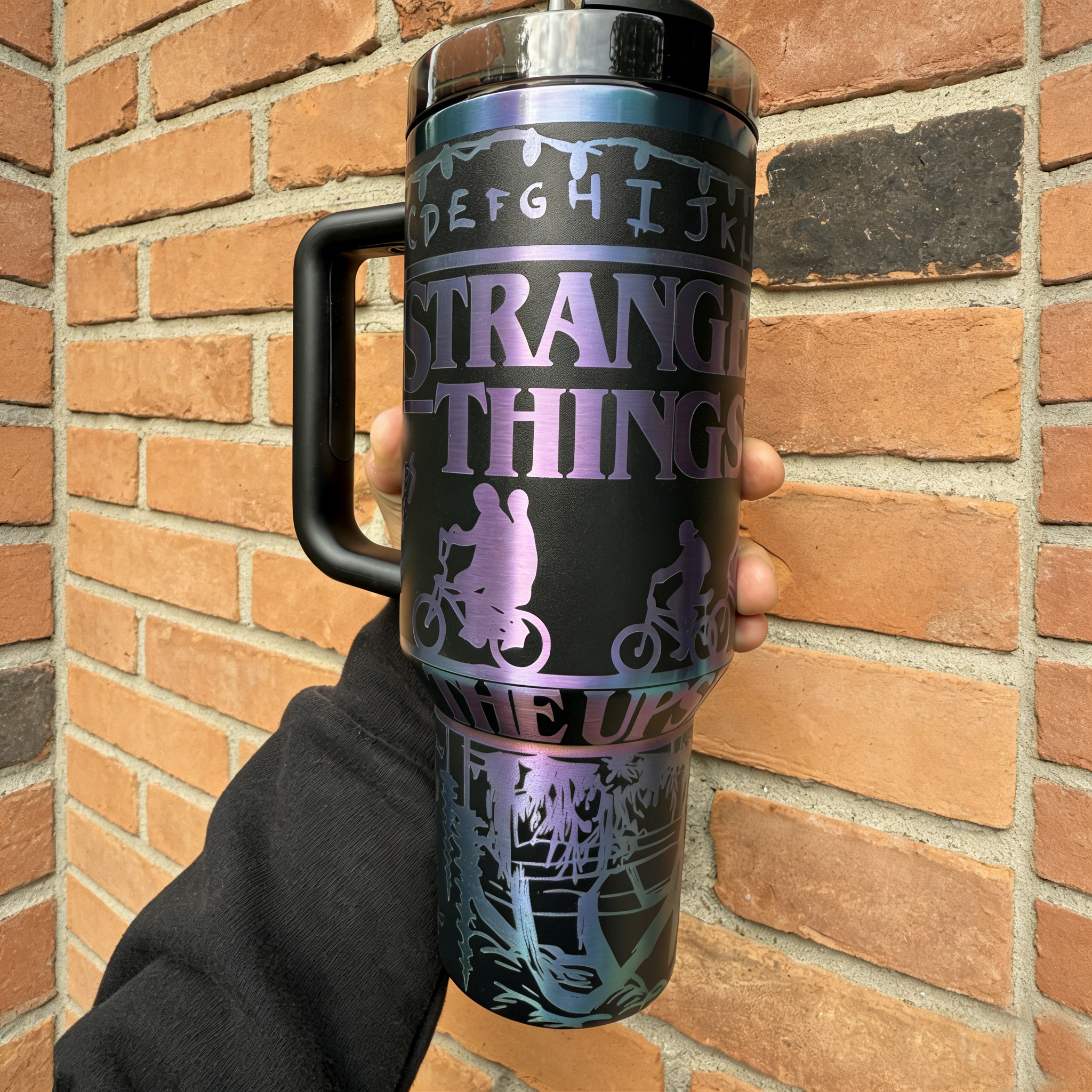 Strange Things 30oz or 40oz Stainless Steel Tumbler With Handle HG
