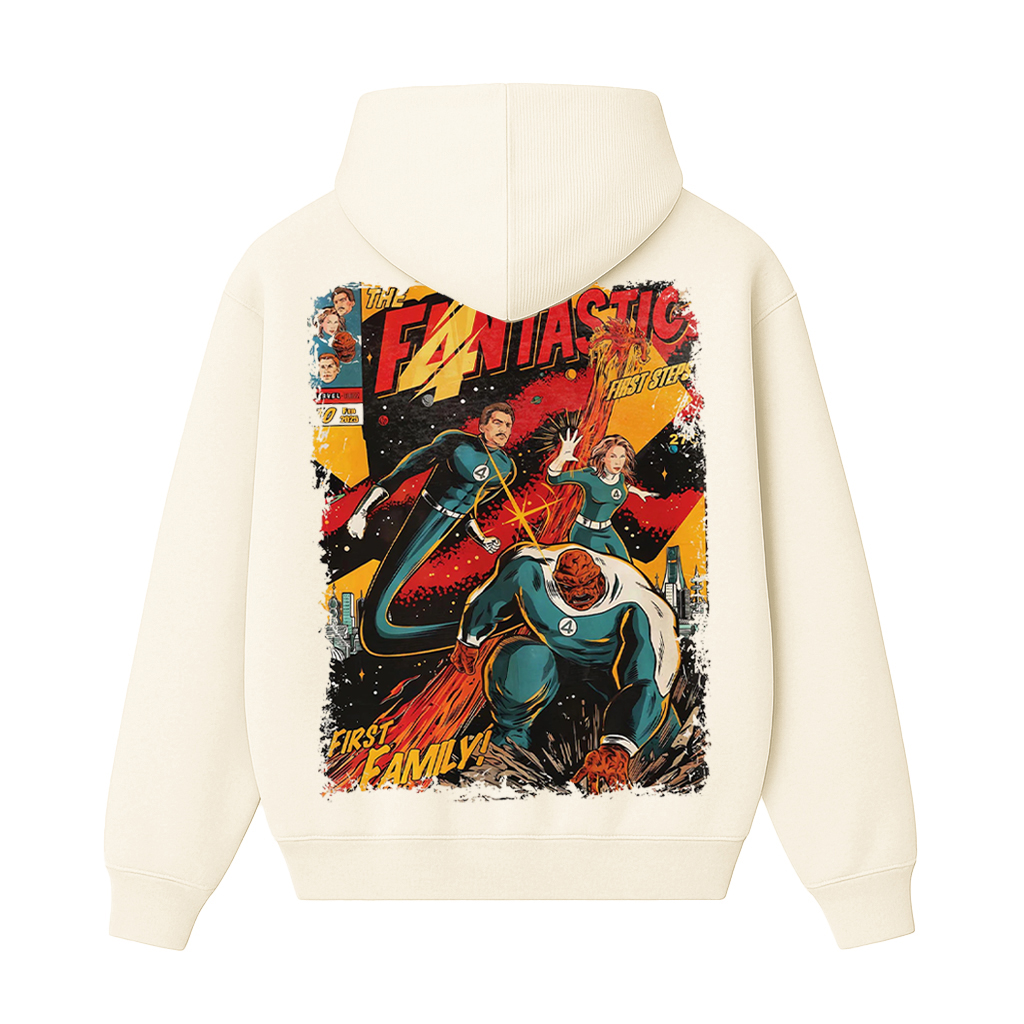 Fantastic Four Unisex Cotton Hoodie