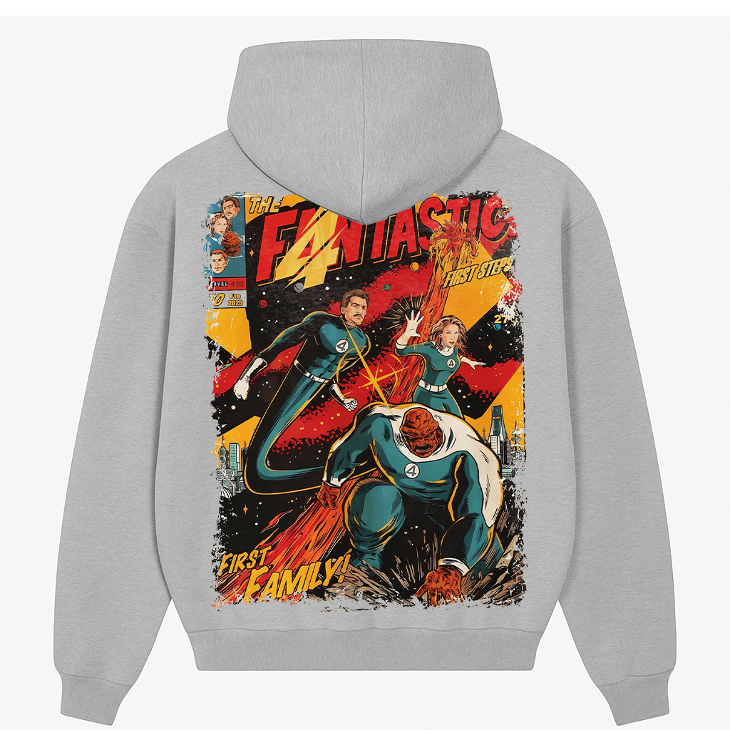 Fantastic Four Unisex Cotton Hoodie