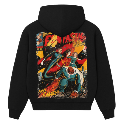 Fantastic Four Unisex Cotton Hoodie