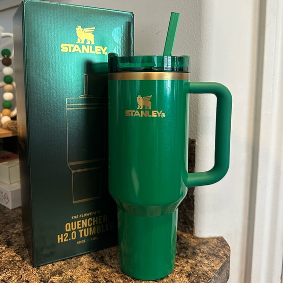 Stanley shamrock green 30oz or 40oz Stainless Steel Tumbler With Handle HG