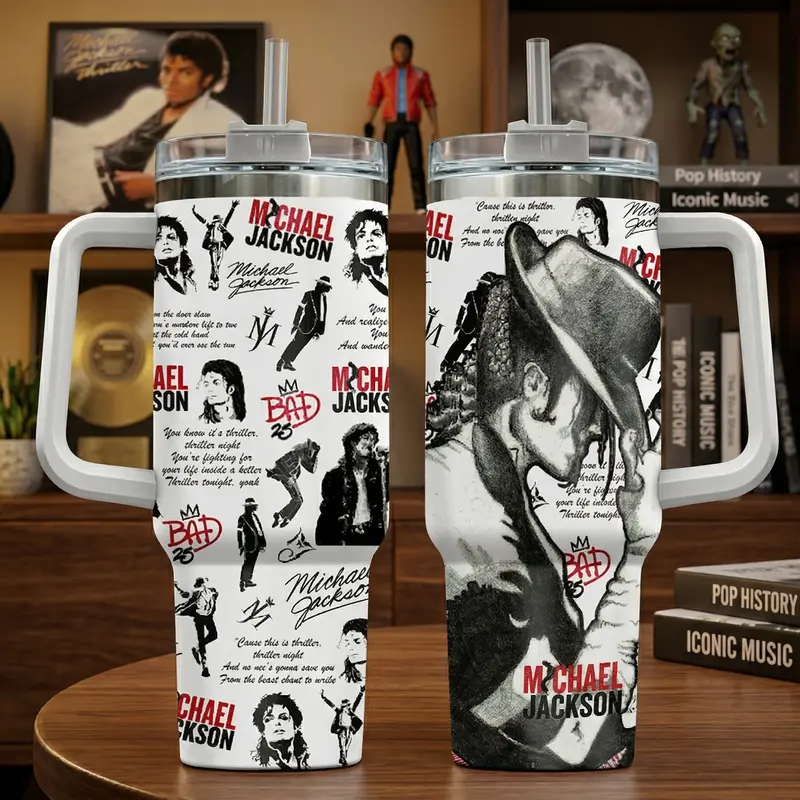 Michael Jackson 40oz Tumbler  Stanley Cup