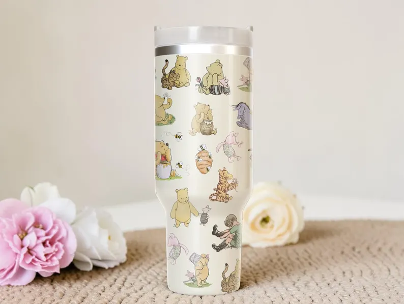Disney Bear Winnie the Pooh 30oz 40oz Tumbler