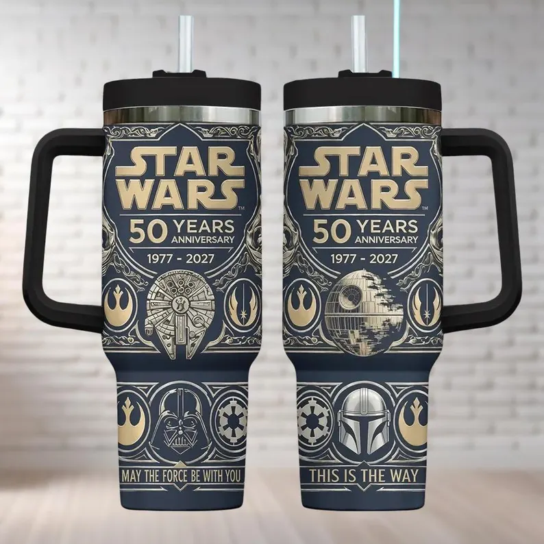Star Wars 50Th Anniversary Tumbler 40 Oz