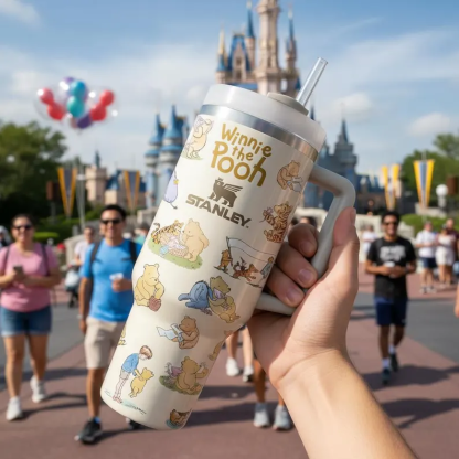 Disney Bear Winnie the Pooh 30oz 40oz Tumbler