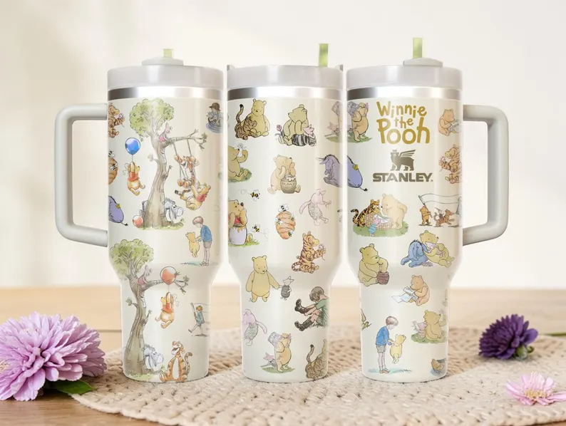 Disney Bear Winnie the Pooh 30oz 40oz Tumbler