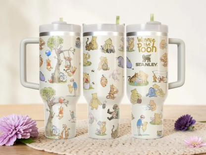 Disney Bear Winnie the Pooh 30oz 40oz Tumbler