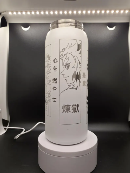 Demon Slayer Kimetsu No Yaiba | Rengoku VS Akaza FreeSip Spout Tumbler 