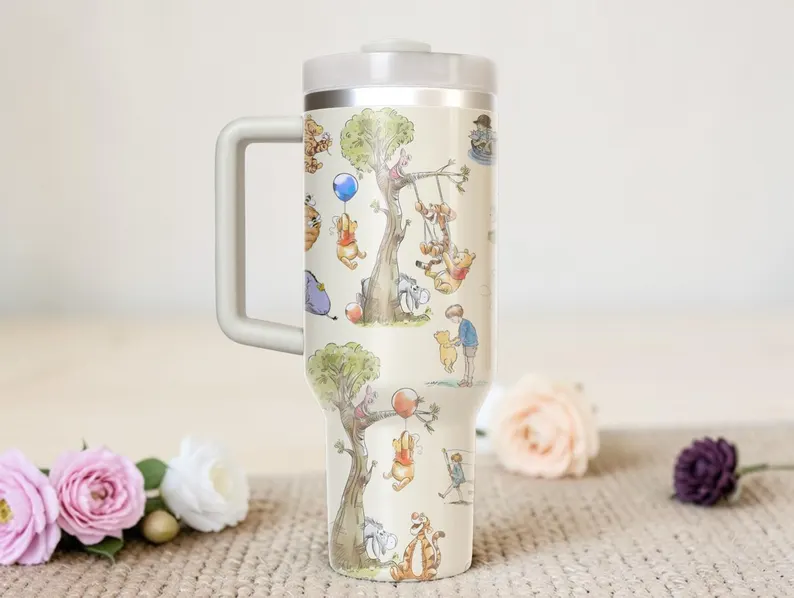 Disney Bear Winnie the Pooh 30oz 40oz Tumbler