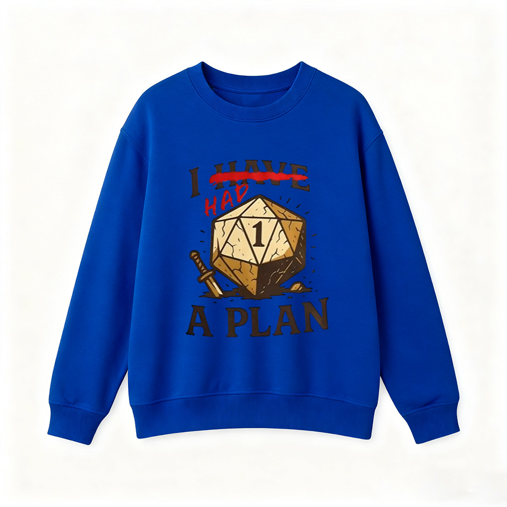 Funny Dungeons and Dragons Roleplay Crewneck Sweatshirt