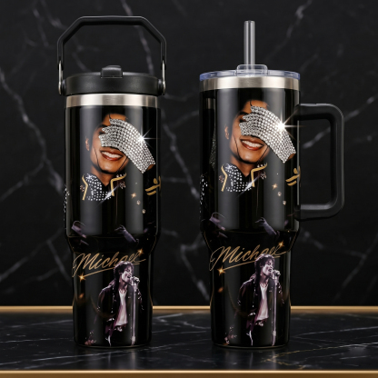 Michael Jackson Music Custom Stanley Cup 40 oz 30 oz Tumbler