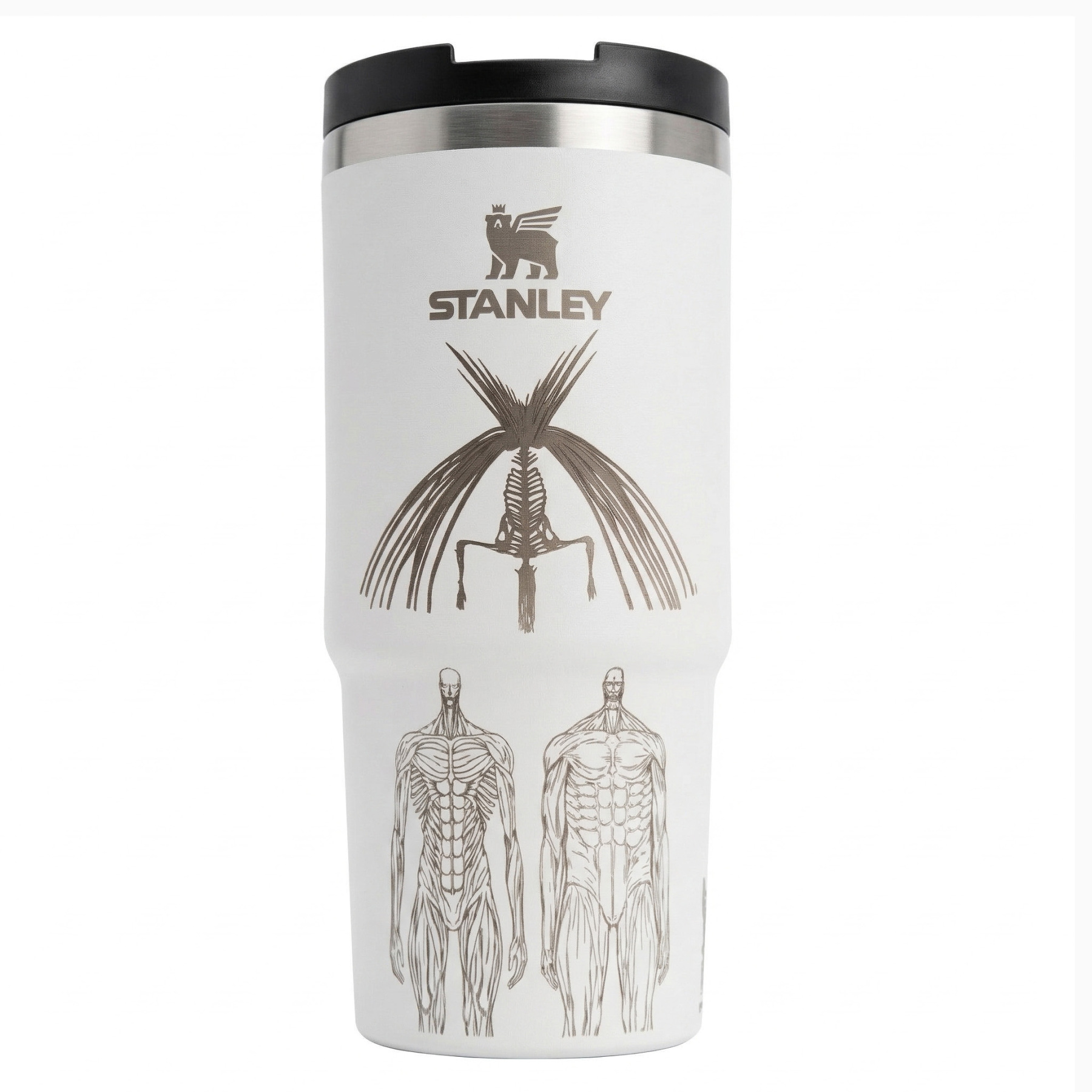 Attack on Titan Themed engraved Stanley Tumbler Cup