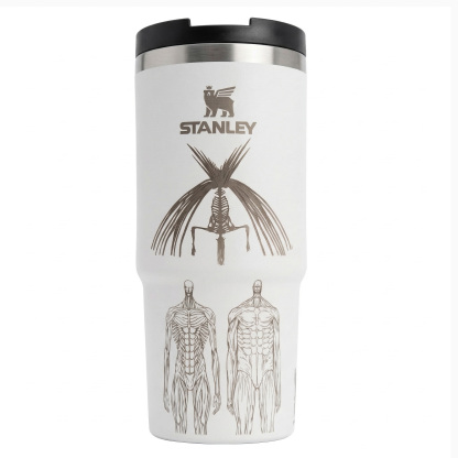 Attack on Titan Themed engraved Stanley Tumbler Cup