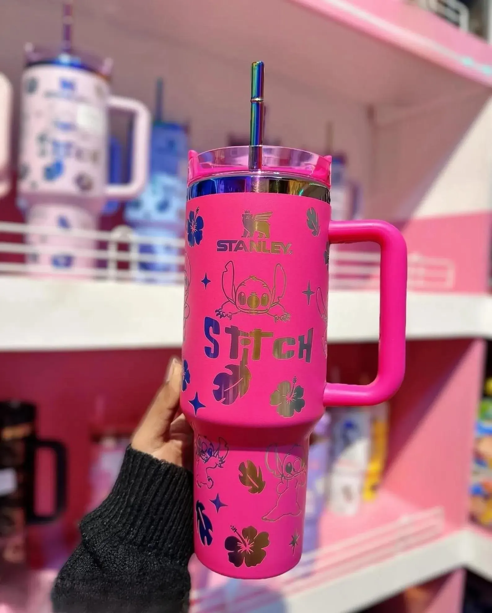 Custom Laser Lilo & Stitch Stanley Tumbler Cup
