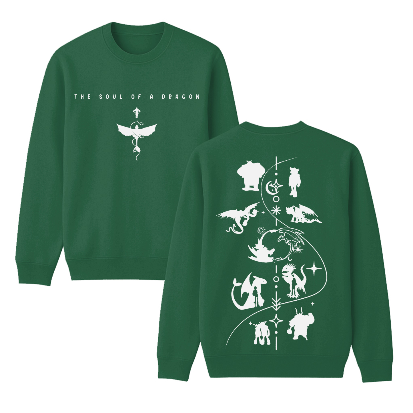 The Soul Of A Dragon Crewneck Sweatshirt