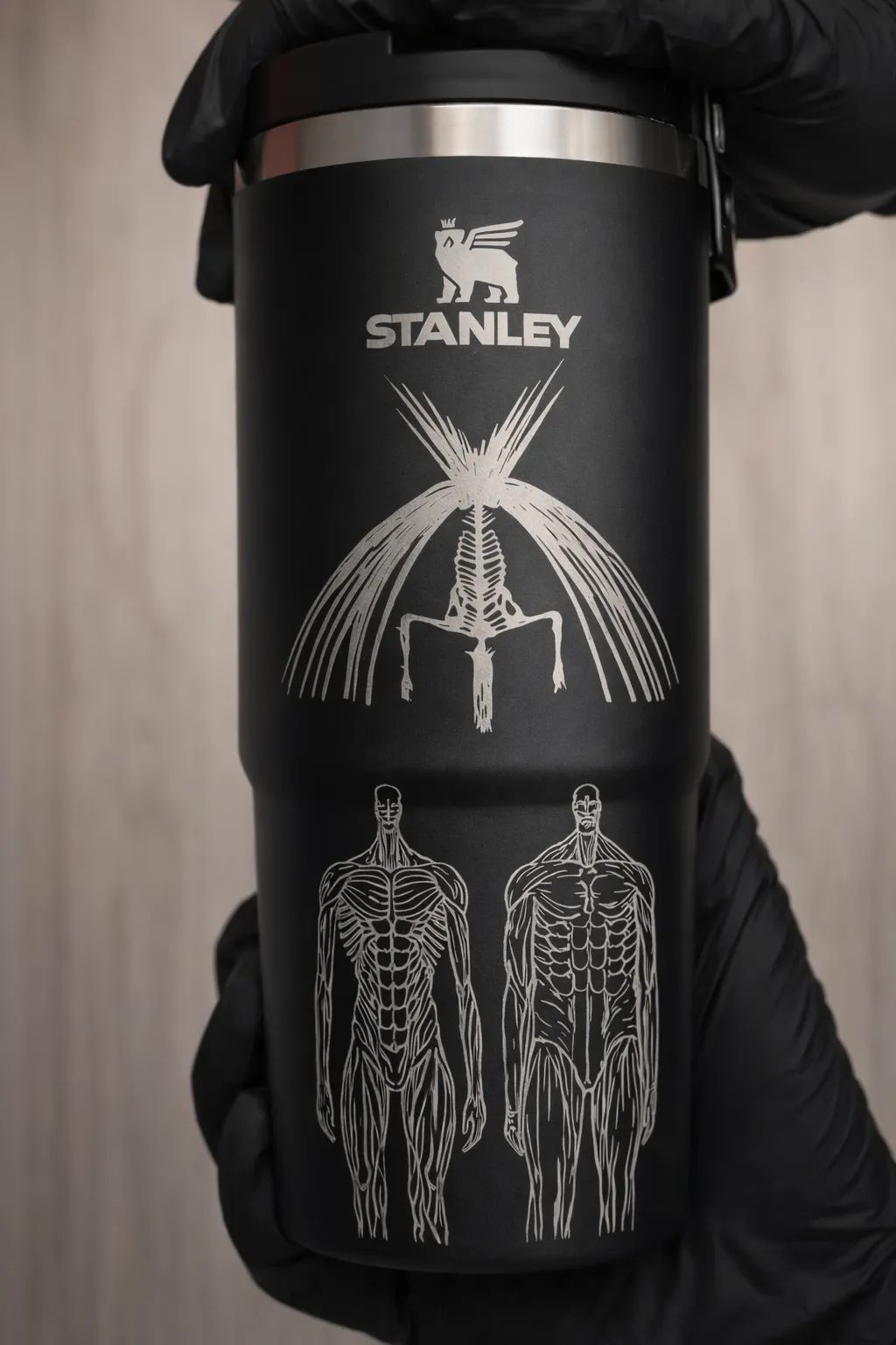 Attack on Titan Themed engraved Stanley Tumbler Cup