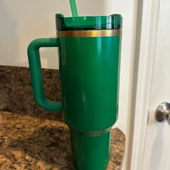 Stanley shamrock green 30oz or 40oz Stainless Steel Tumbler With Handle HG