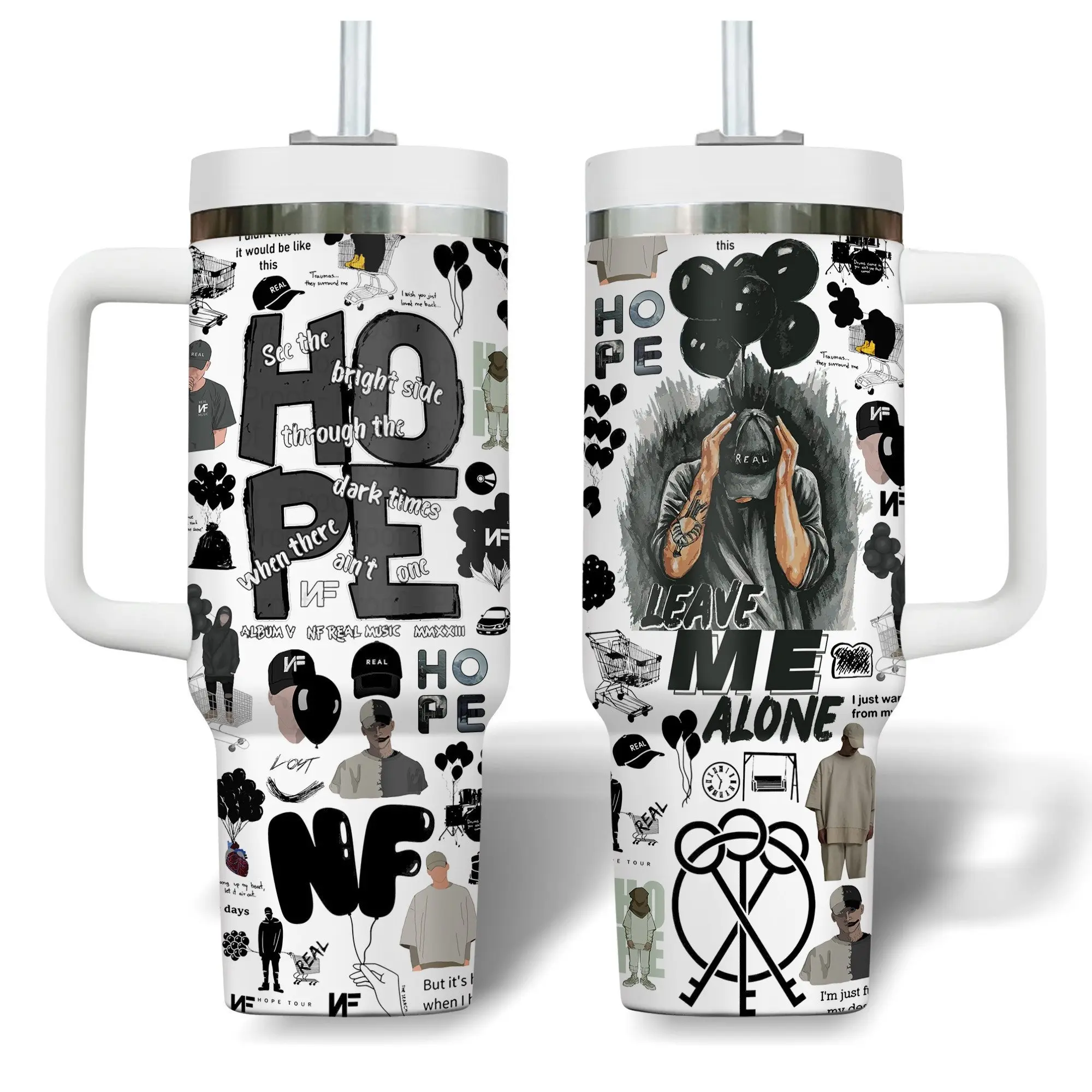 NF Music Custom Stanley Cup 40 oz 30 oz Tumbler