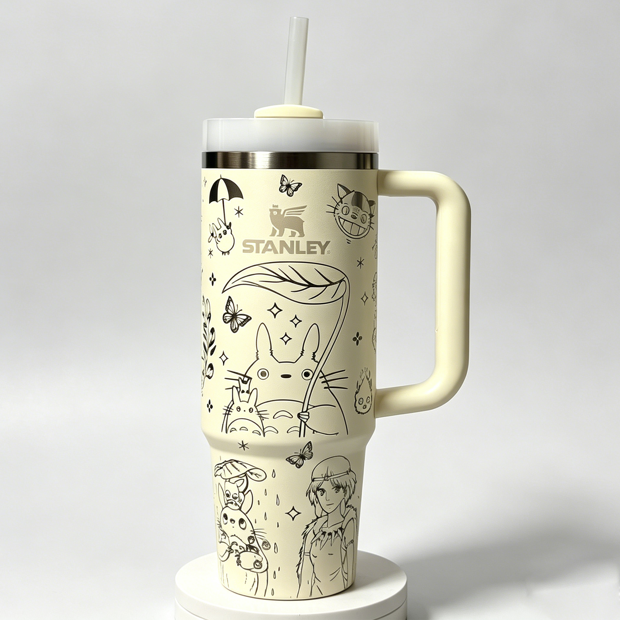 Laser Engraved Studio G Anime Stanley Tumbler