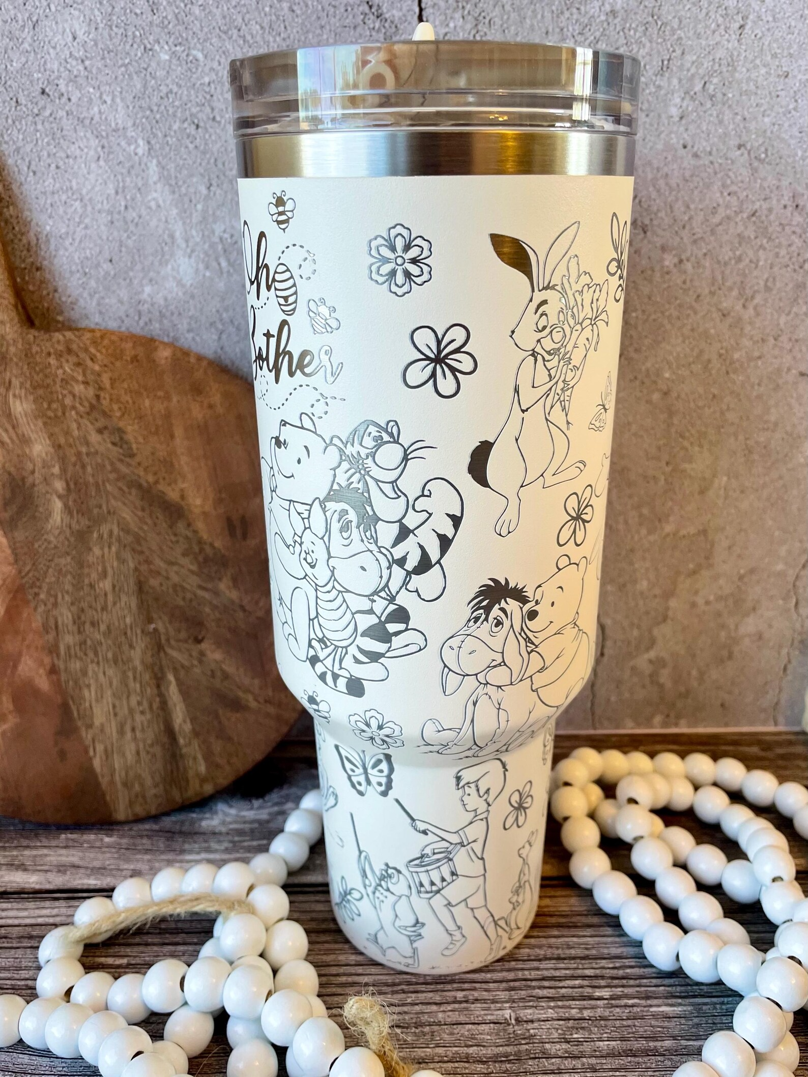 40oz Bear Engraved Protour Stanley