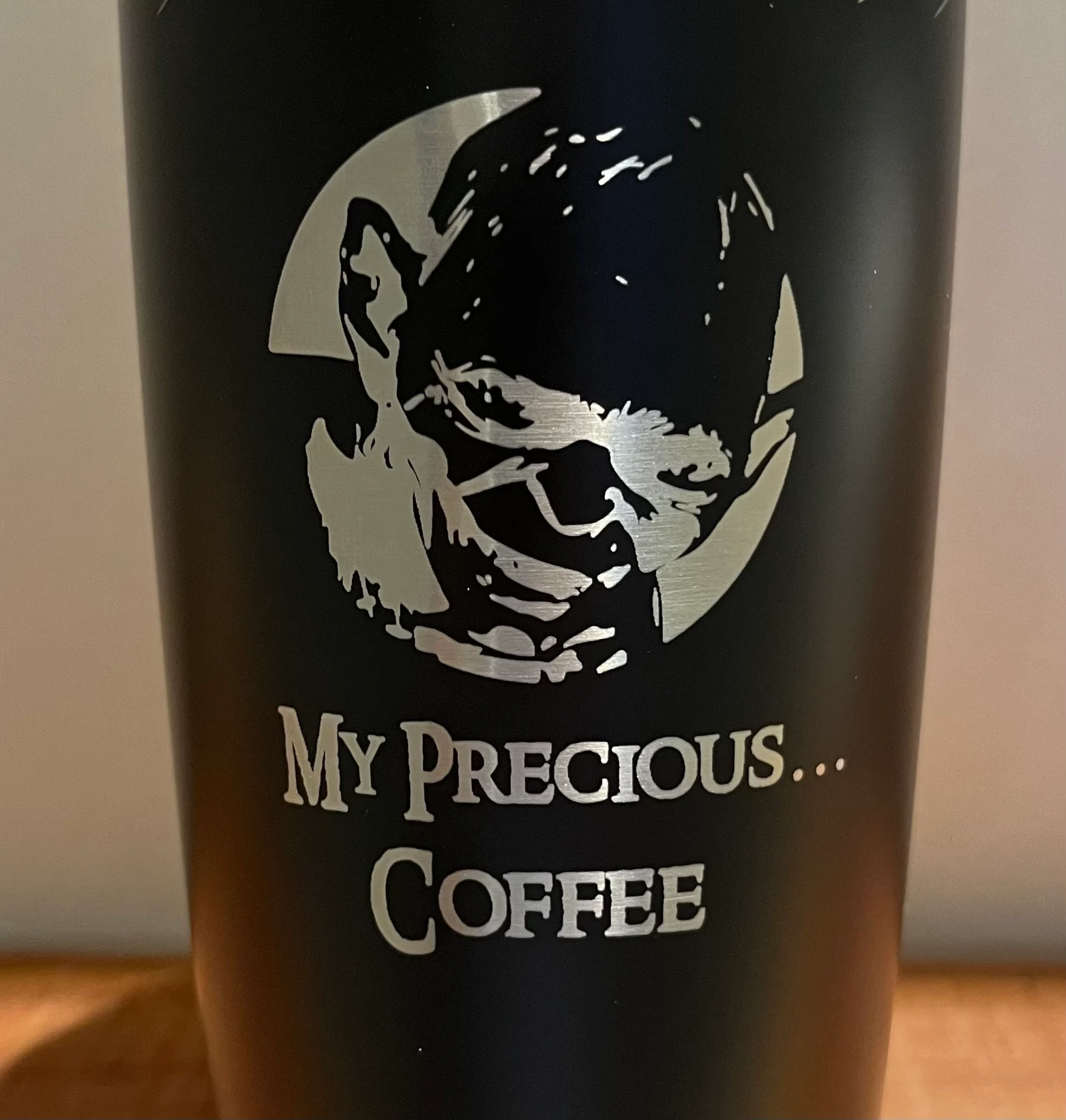 LOTR Lord of the Rings Gollum Tumbler Mug Insulated Cup