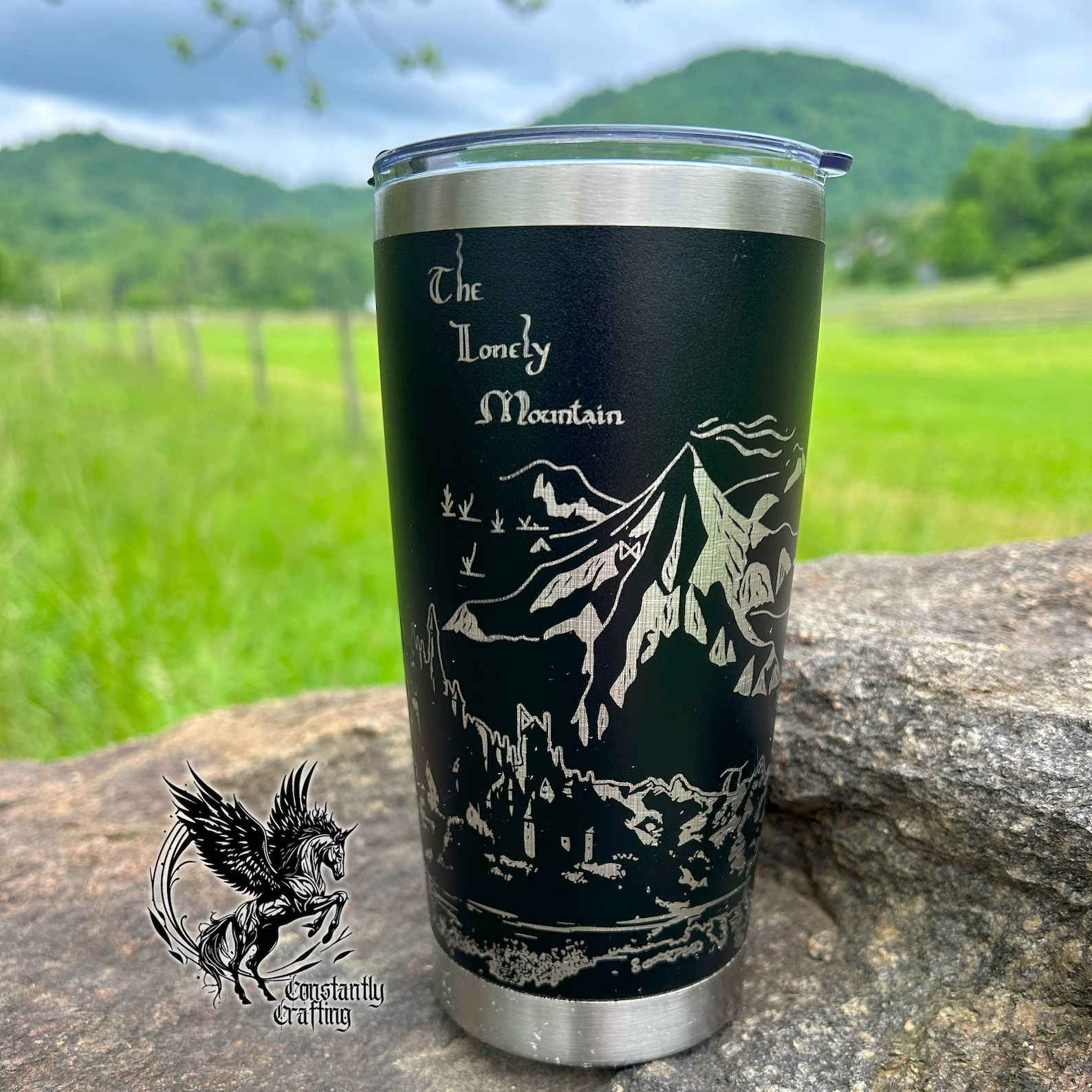 Burning of Lake Town - Smaug Tumbler