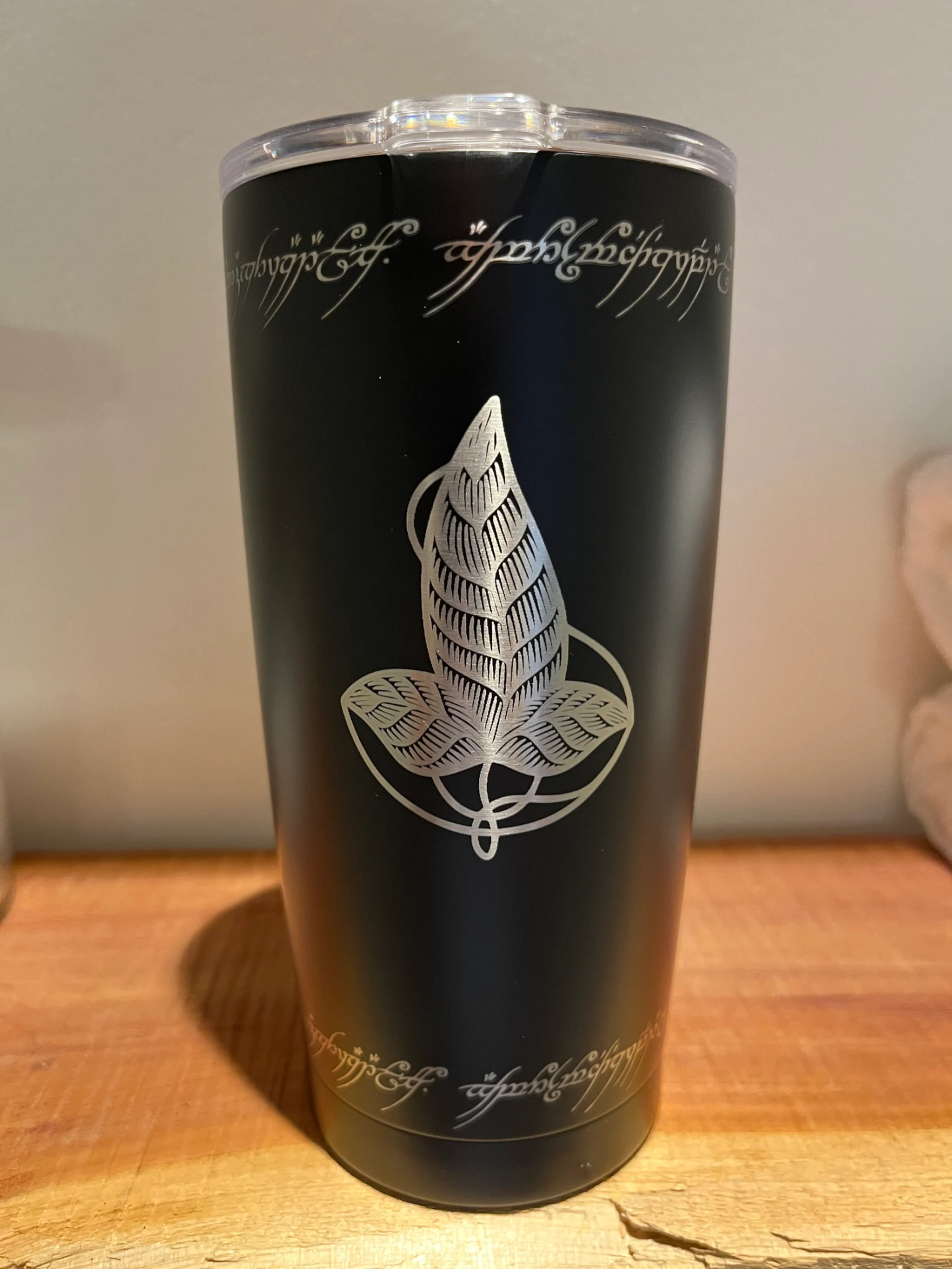 LOTR Lord of the Rings: Arwen Evenstar, Leaf of Lorien Tumbler Mug Stainless Cup