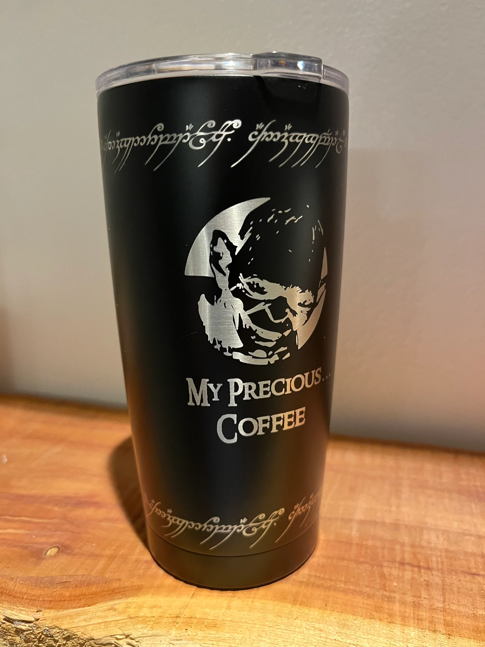 LOTR Lord of the Rings Gollum Tumbler Mug Insulated Cup