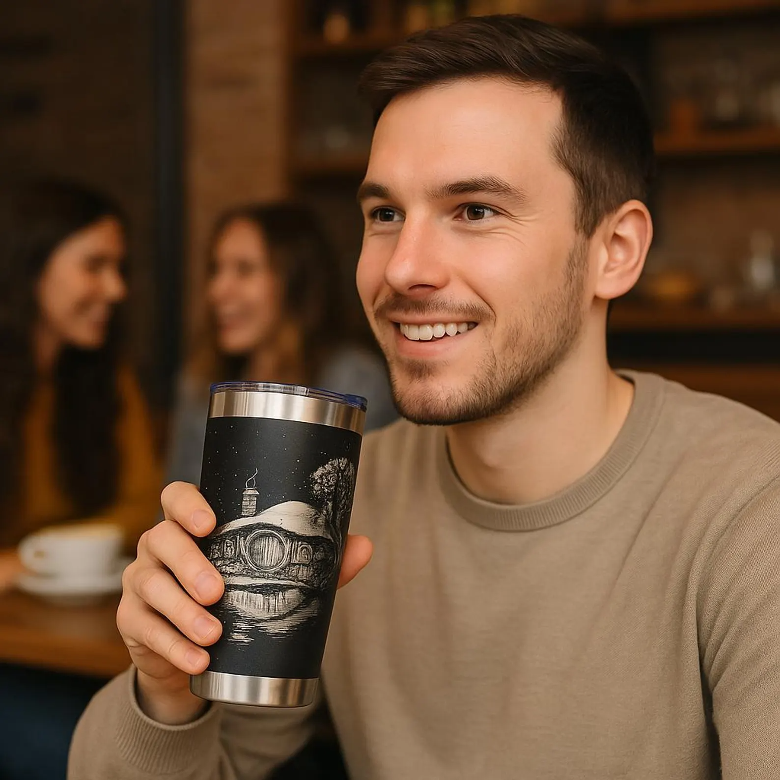 Halfling House - Second Coffee (Tea, Dr Pepper, Breakfast, etc) 30oz Tumbler