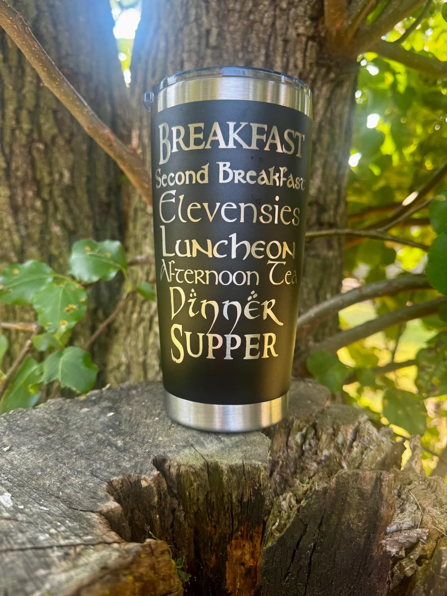 What About Second Coffee? - 30oz Stainless Steel Tumbler